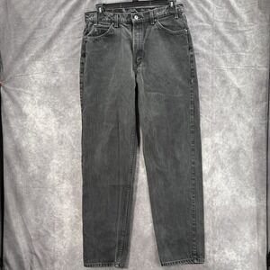 VTG Levis 550 Jeans Mens 36x36 (34x34) Black Orange Tab Relaxed Fit 90s Y2K